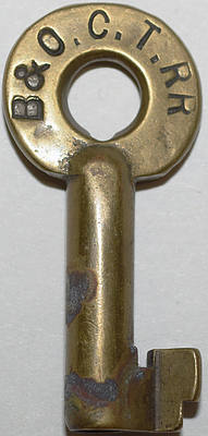 B&O C T RR KEY