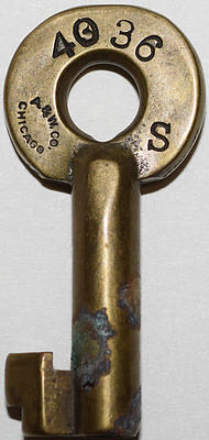 B&O C T RR KEY