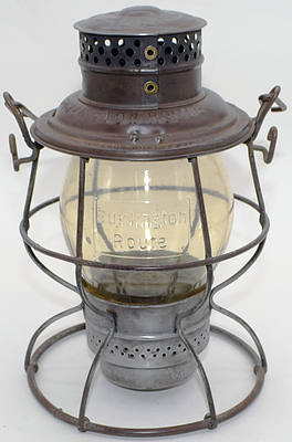 BURLINGTON ROUTE LANTERN