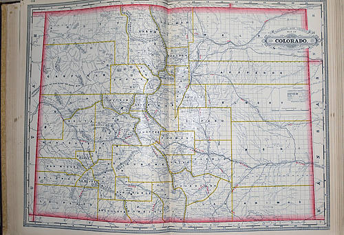 GRANT'S RAIL ROAD & BUSINESS ATLAS 1885
