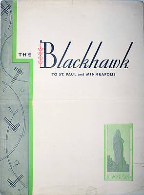CB&Q BLACKHAWK BROCHURE