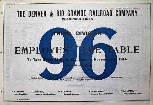 DENVER & RIO GRANDE RAILROAD COMPANY ETT
