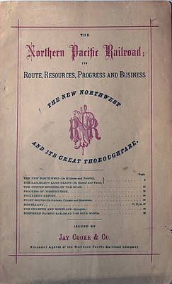 NORTHERN PACIFIC RAILROAD BOOKLET