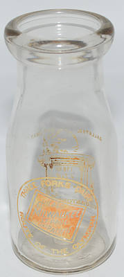 CHICAGO MILWAUKEE ST PAUL & PACIFIC MILK BOTTLE