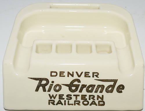 DENVER & RIO GRANDE WESTERN RAILROAD ASHTRAY