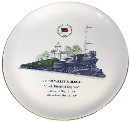 LEHIGH VALLEY RAILROAD PLATE