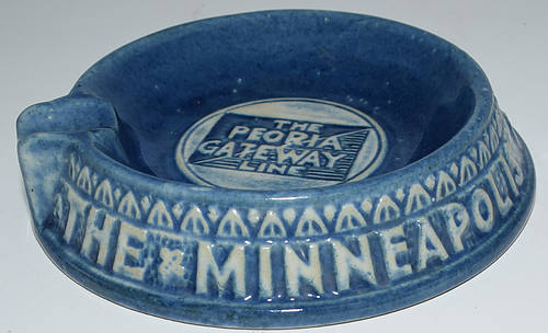 MINNEAPOLIS & ST LOUIS RAILROAD ASHTRAY