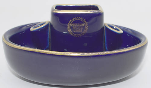 MISSOURI PACIFIC RAILWAY ASHTRAY