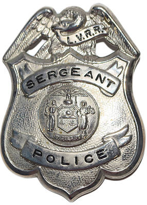 LVRR POLICE SERGEANT BADGE