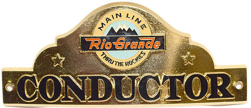 RIO GRANDE CONDUCTOR BADGE