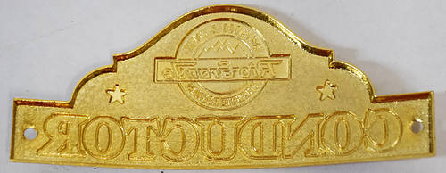 RIO GRANDE CONDUCTOR BADGE