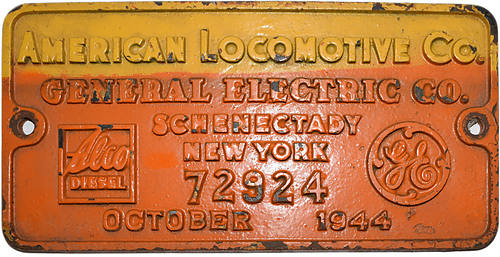 GREAT NORTHERN BUILDERS PLATE