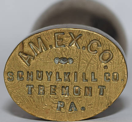 AM EX CO SCHUYLKILL CO TREMONT PA WAX SEAL