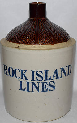 ROCK ISLAND LINES JUG