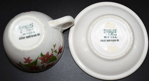 GN MOUNTAINS & FLOWERS CUP & SAUCER