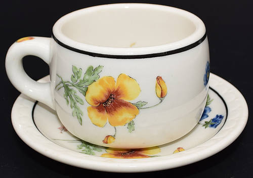 SP-PRAIRIE MTN WILDFLOWER CUP & SAUCER