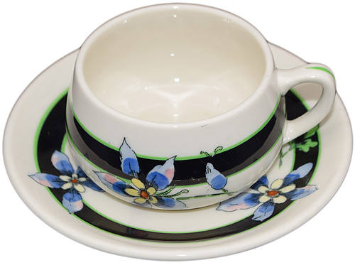 UP COLUMBINE CUP & SAUCER