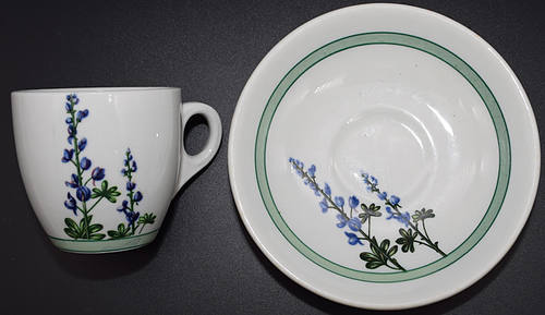 MKT BLUE BONNET DEMITASSE