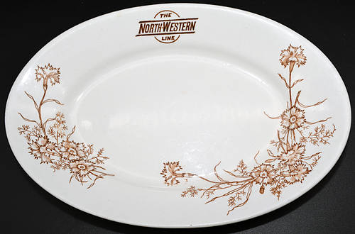 C&NW FOND DU LAC PLATTER