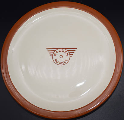 CRI&P GOLDEN ROCKET SERVICE PLATE