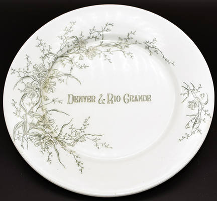 D&RG BUENA VISTA DINNER PLATE