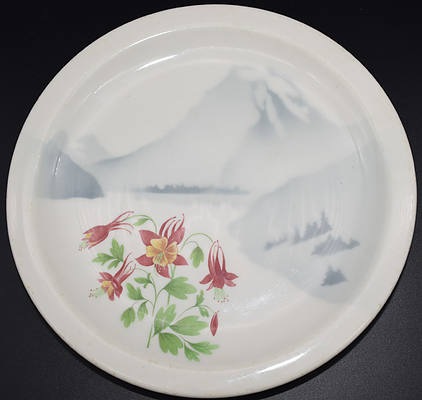 GN MOUNTAINS & FLOWERS DINNER PLATE