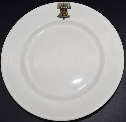 LVT LIBERTY BELL DINNER PLATE