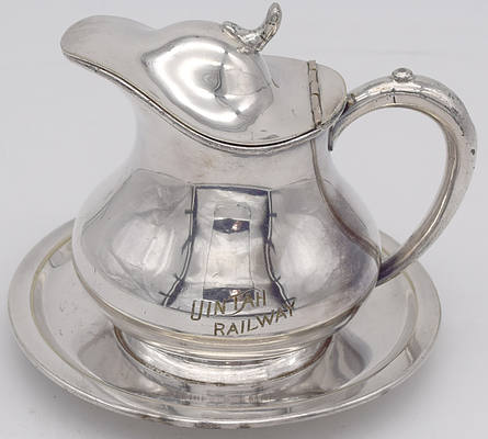 UINTAH RAILWAY SYRUP PITCHER