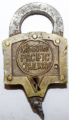 MISSOURI PACIFIC RAILWAY LOCK