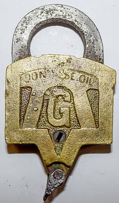 MISSOURI PACIFIC RAILWAY LOCK