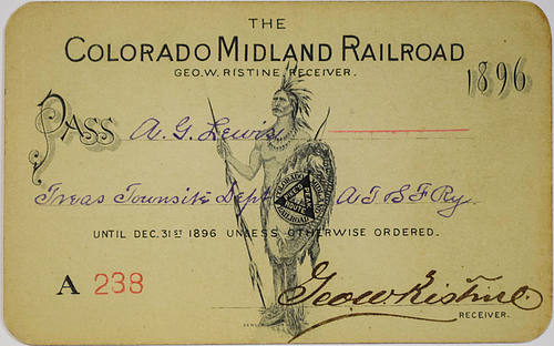 COLORADO MIDLAND RAILROAD PASS