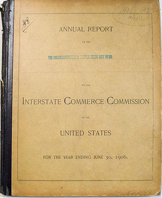 COLORADO SPRINGS & CRIPPLE CREEK DIST. RY CO ANNUAL REPORT