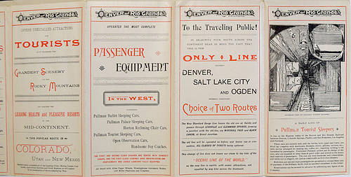 DENVER & RIO GRANDE RAILROAD TIME TABLE