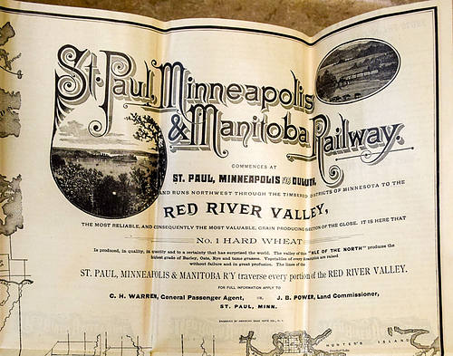 ST PAUL MINNEAPOLIS & MANITOBA RY TIME TABLE