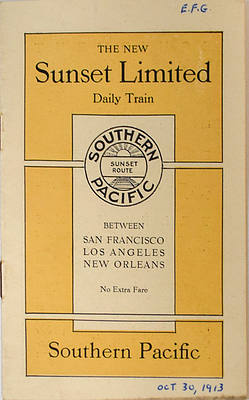 SOUTHERN PACIFIC RAILROAD BROCHURE