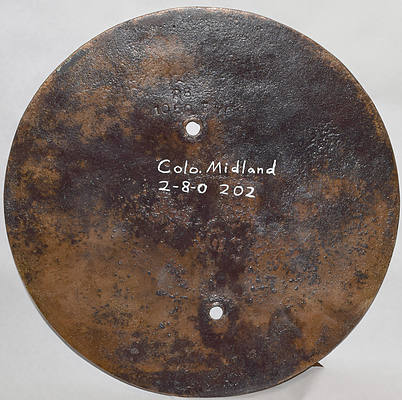 COLORADO MIDLAND BUILDERS PLATE