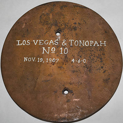 LAS VEGAS & TONOPAH BUILDERS PLATE