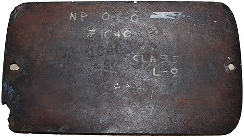 NORTHERN PACIFIC BUILDERS PLATE