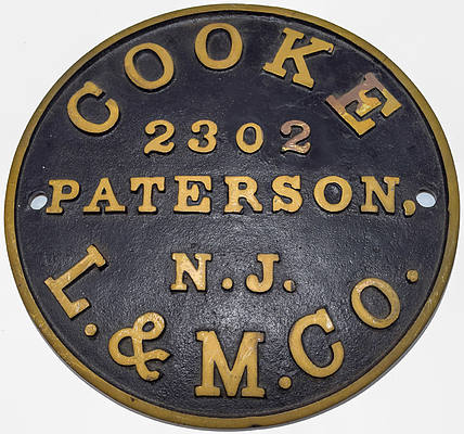 SOUTHERN PACIFIC BUILDERS PLATE