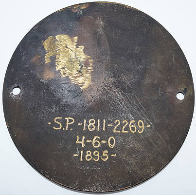SOUTHERN PACIFIC BUILDERS PLATE