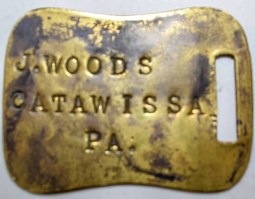 CATAWISSA AND EASTON TAG