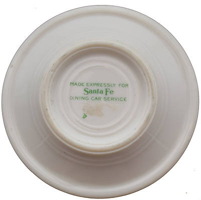 ATCHISON TOPEKA & SANTA FE BUTTER PAT