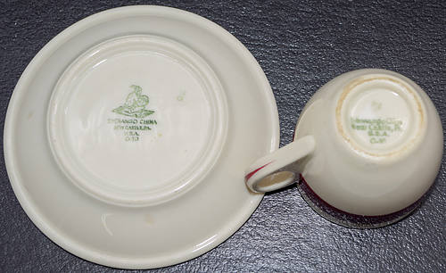 NORFOLK & WESTERN YELLOW BIRD DEMITASSE