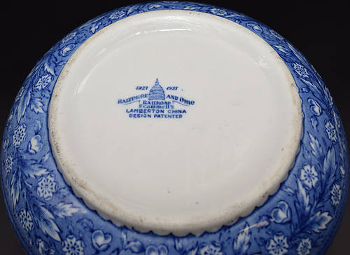 B&O CENTENARY PITCHER