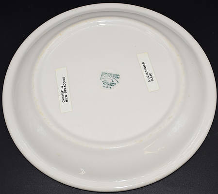 CMSTP&P PEACOCK DINNER PLATE