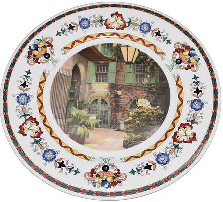 IC FRENCH QUARTER PLATE