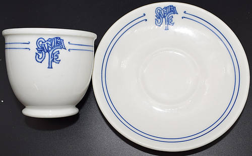 AT&SF BLEEDING BLUE EGG CUP