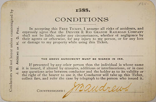 DENVER & RIO GRANDE RR