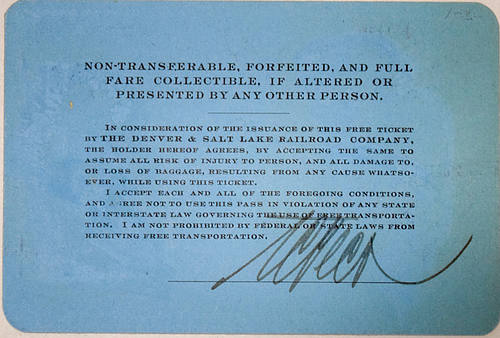 DENVER & SALT LAKE RR CO