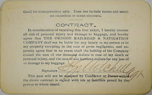 OREGON RAILROAD & NAVIGATION COMPANY